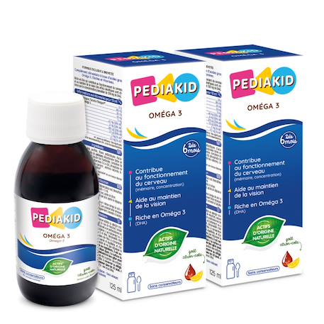 Sirop oméga 3 125ml - lot de 2 MULTICOLORE 1 - vertbaudet enfant 