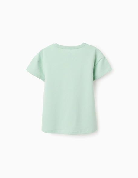 T-shirt en coton avec imprimé étoile de mer Blanc+Jaune clair+Vert clair 9 - vertbaudet enfant 