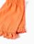Short en coton avec taille élastique et volants Orange sombre 4 - vertbaudet enfant 