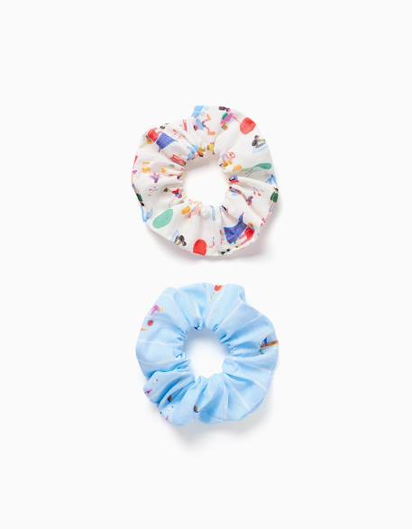 Bébé-Accessoires-Accessoires cheveux-Lot de 2 chouchous avec imprimé carolina celas x zippy