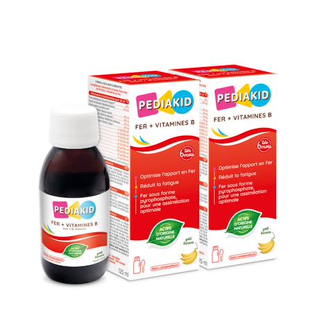 Sirop fer + vitamines b 125ml - lot de 2 MULTICOLORE 1 - vertbaudet enfant 