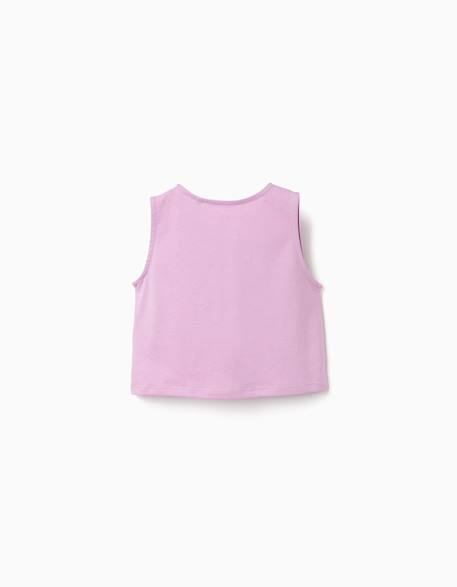 T-shirt sans manches en coton avec imprimé 0 2 - vertbaudet enfant 
