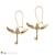 Boucles d'oreilles clés volantes - harry potter Or 1 - vertbaudet enfant 