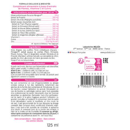 Sirop nez-gorge 125ml - lot de 2 MULTICOLORE 3 - vertbaudet enfant 