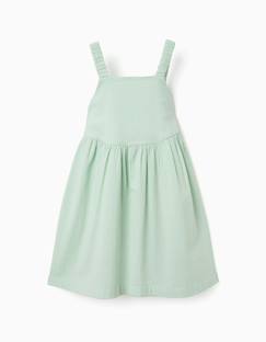 Robe sans manches en coton avec bretelles élastiques  - vertbaudet enfant