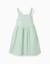 Robe sans manches en coton avec bretelles élastiques Corail clair+Vert clair 5 - vertbaudet enfant 