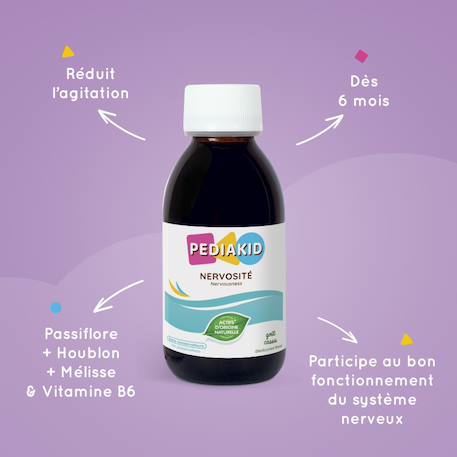 Sirop nervosité 125ml - lot de 3 MULTICOLORE 4 - vertbaudet enfant 