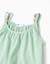 Combishort sans manches en coton à jambe large Vert clair 3 - vertbaudet enfant 