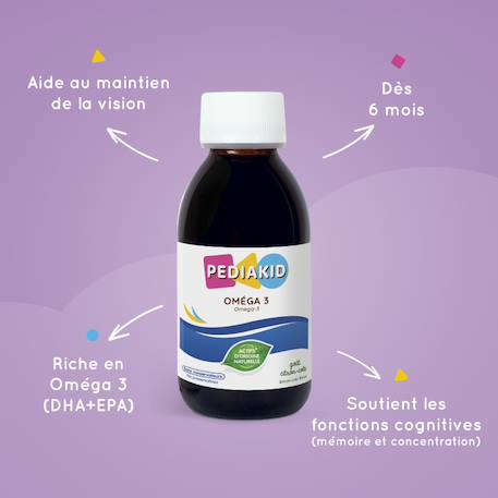 Sirop oméga 3 125ml MULTICOLORE 4 - vertbaudet enfant 