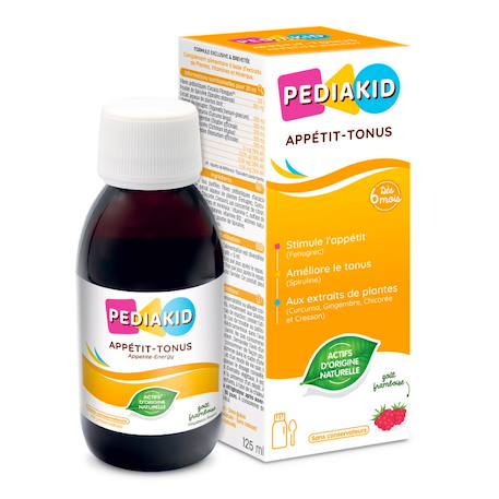 Sirop appétit tonus 125ml MULTICOLORE 1 - vertbaudet enfant 