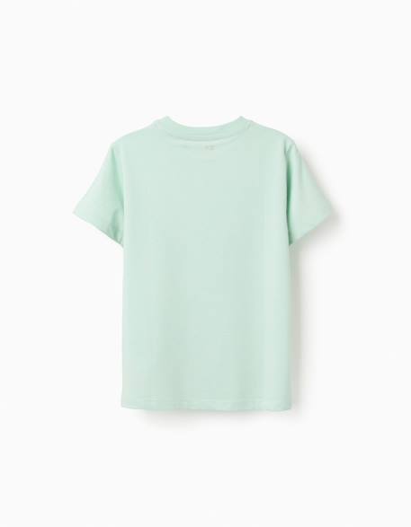 T-shirt en coton avec imprimé sou do sol Blanc+Orange sombre+Vert clair 8 - vertbaudet enfant 