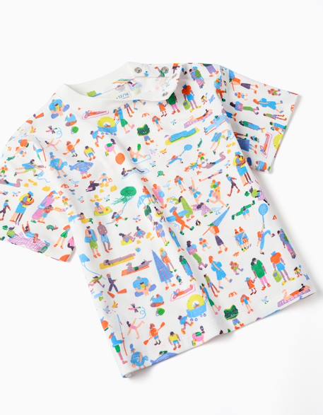 T-shirt et salopette carolina celas x zippy Beige clair 4 - vertbaudet enfant 