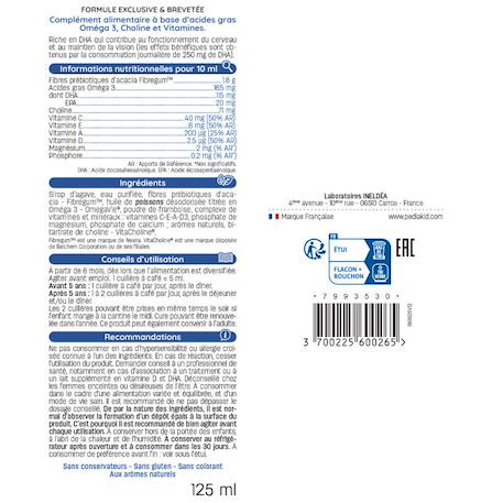 Sirop oméga 3 125ml MULTICOLORE 3 - vertbaudet enfant 