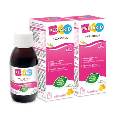 Sirop nez-gorge 125ml - lot de 2 MULTICOLORE 1 - vertbaudet enfant 