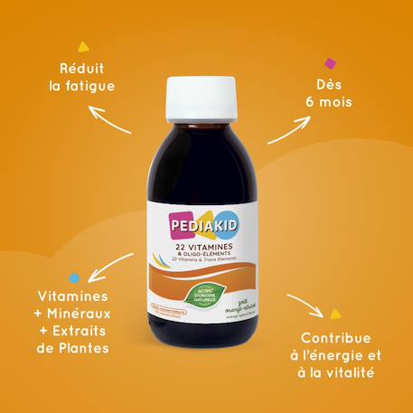 Sirop 22 vitamines 125ml MULTICOLORE 4 - vertbaudet enfant 