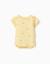 T-shirt en coton avec motif cerise Blanc+Jaune clair+Rose 5 - vertbaudet enfant 