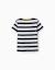 T-shirt en coton à rayures Jaune clair+Vert clair+Vert foncé 2 - vertbaudet enfant 