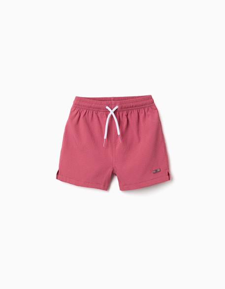 Short de bain avec cordon de serrage et poche Rose foncé 2 - vertbaudet enfant 