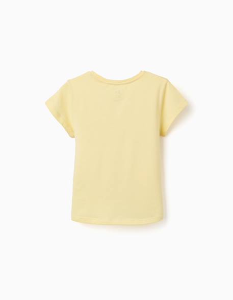 Lot de 2 t-shirts en coton avec imprimés étoiles de mer Jaune clair+Orange sombre+Vert clair 2 - vertbaudet enfant 