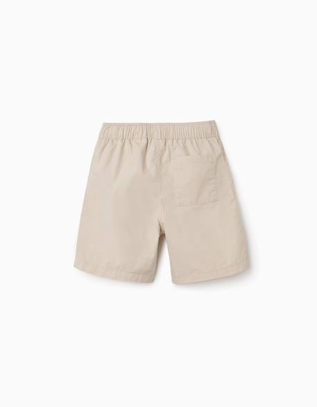 Short chino midi en popeline Beige clair+Bleu foncé+Vert foncé 2 - vertbaudet enfant 