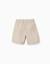 Short chino midi en popeline Beige clair+Bleu foncé+Vert foncé 2 - vertbaudet enfant 