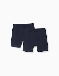 Lot de 2 cyclistes unis  - vertbaudet enfant