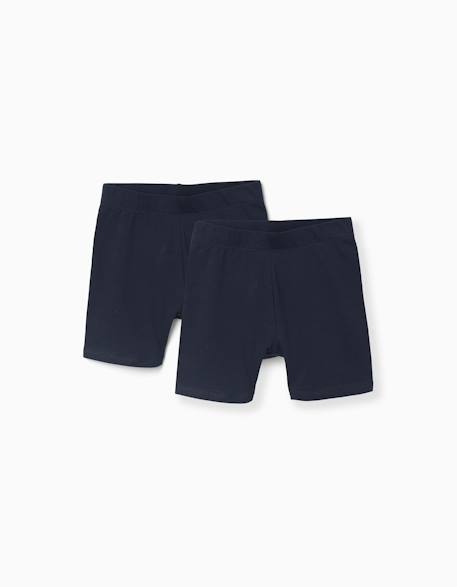 Fille-Lot de 2 cyclistes unis