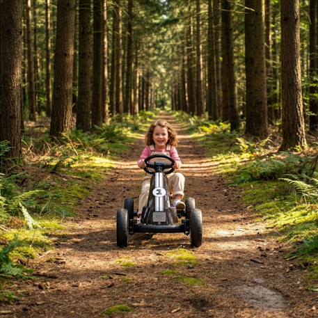 Kart à pédales enfant dès 2 ans - Exterieur Noir 4 - vertbaudet enfant 