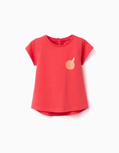 -T-shirt en coton avec motif cerise