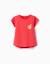 T-shirt en coton avec motif cerise Blanc+Jaune clair+Rose 8 - vertbaudet enfant 