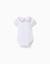 Body en coton avec col claudine Blanc 1 - vertbaudet enfant 