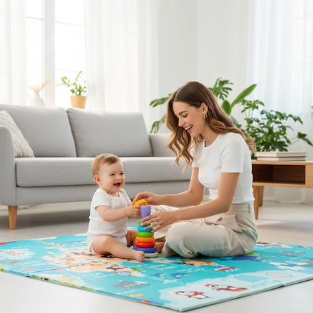 Tapis de jeu pliable xxl mundopark Monde-parc 2 - vertbaudet enfant 