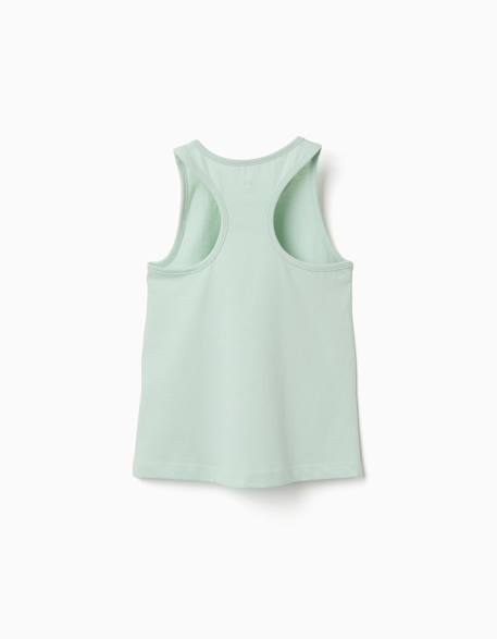 Lot de 2 débardeurs en coton avec imprimés plage Blanc 2 - vertbaudet enfant 