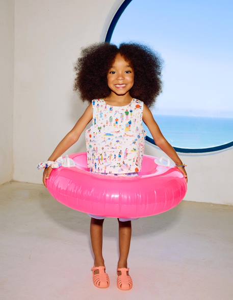 Fille-Blouse sans manches en coton avec imprimé carolina celas x zippy