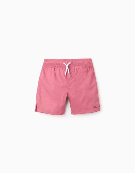 Short de bain avec cordon de serrage et poche Rose foncé 2 - vertbaudet enfant 