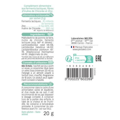 Probiotiques-10m 10 sachets - lot de 3 MULTICOLORE 3 - vertbaudet enfant 