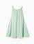 Combishort sans manches en coton à jambe large Vert clair 2 - vertbaudet enfant 