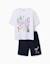 T-shirt en coton + short avec looney tunes Blanc 1 - vertbaudet enfant 
