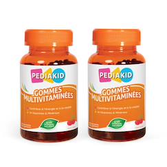 -Gommes multivitaminées énergie vitalité immunité 60 oursons x2