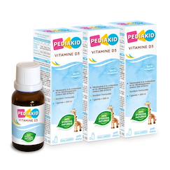 Puériculture-Vitamine d3 100% d'origine naturelle bébé enfant 200 ui 20ml x3