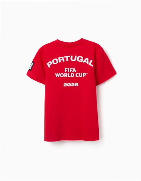 T-shirt en coton portugal fifa coupe du monde 2026 Blanc+Rouge 7 - vertbaudet enfant 