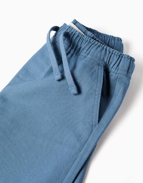 Short long en coton avec cordon de serrage carolina celas x zippy Beige clair+Bleu 8 - vertbaudet enfant 