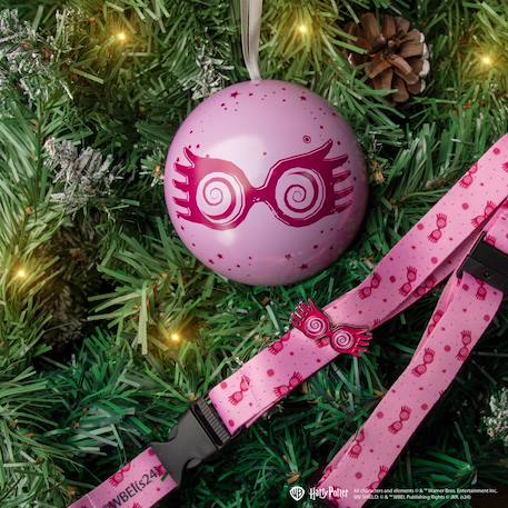 Capsule de noël tour de cou & pin's luna lovegood - harry potter Rose 2 - vertbaudet enfant 