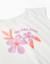 T-shirt en coton avec imprimé fleurs et franges Blanc 4 - vertbaudet enfant 