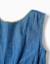Combishort en jean avec taille élastiquée et découpe Bleu 4 - vertbaudet enfant 