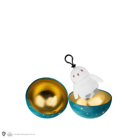 Capsule de noël avec boule de noël et porte-clés peluche hedwige - harry potter Bleu 3 - vertbaudet enfant 