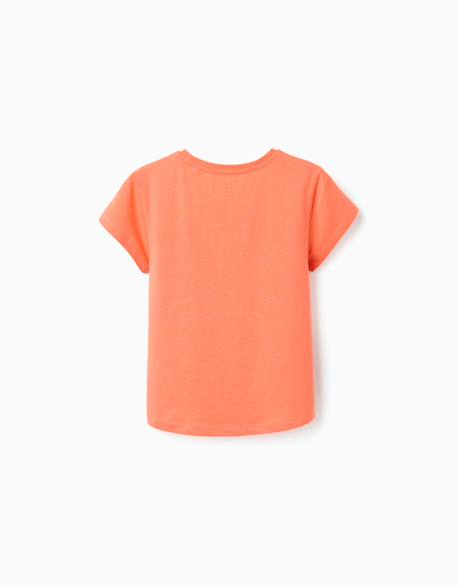 Lot de 2 t-shirts en coton avec imprimés étoiles de mer Jaune clair+Orange sombre+Vert clair 6 - vertbaudet enfant 