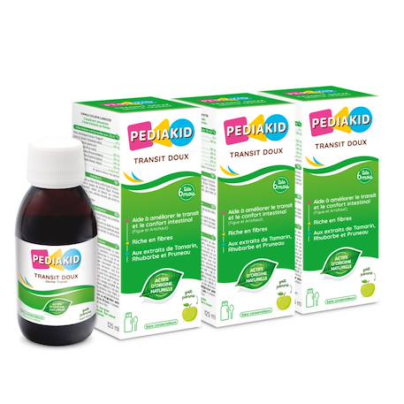 Sirop transit doux 125ml - lot de 3 MULTICOLORE 1 - vertbaudet enfant 