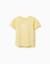 T-shirt en coton avec imprimé étoile de mer Blanc+Jaune clair+Vert clair 4 - vertbaudet enfant 