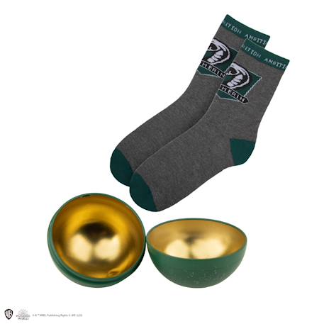 Capsule de noël avec boule de noël et chaussettes serpentard - harry potter Vert 3 - vertbaudet enfant 